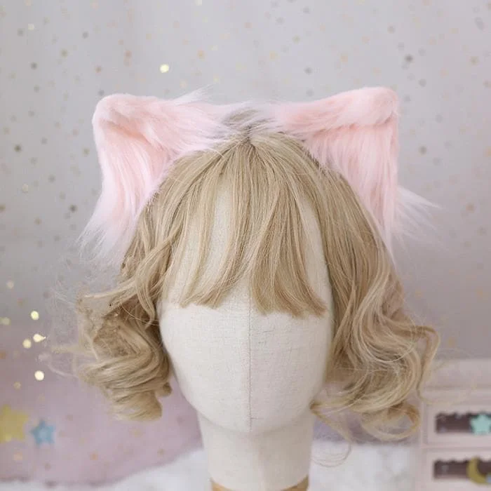 Cute Fluffy Cat Ear Cosplay Hair Clip SP15210
