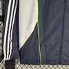 25/26 Real Madrid Jacket Navy/White Windbreaker