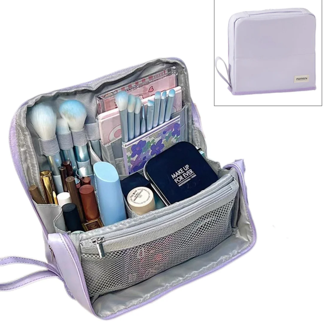 Standing Makeup Bag &ndash; Portable, Large Capacity