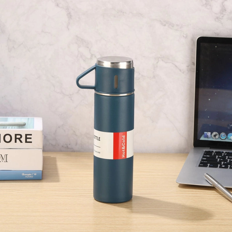 Casual Solid Color Stainless Steel Thermos Cup