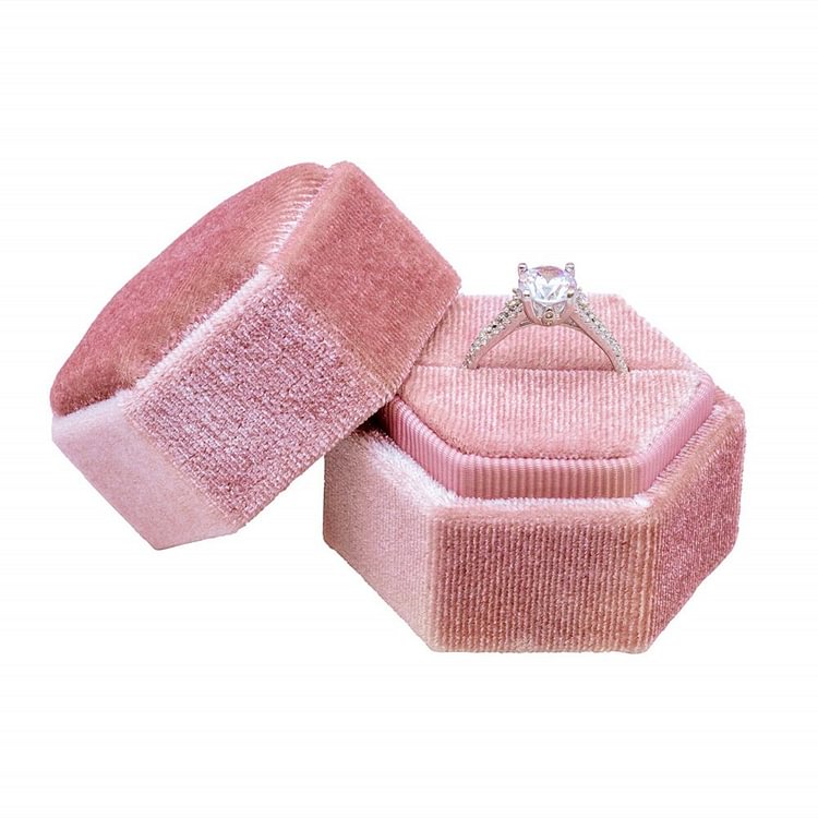 Pink Suede Ring Gift Pack