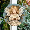 (US Only)Angel Girl Theme 2D Flat DIY Diamond Art Pendant Wall Decor for Home & Windows