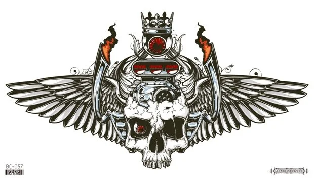 Sdrawing Temporary Tattoo Sticker leaf flower plant black sketch Fake Tatoo Breast Chest Back Belly Flash Tatto For Women Girl