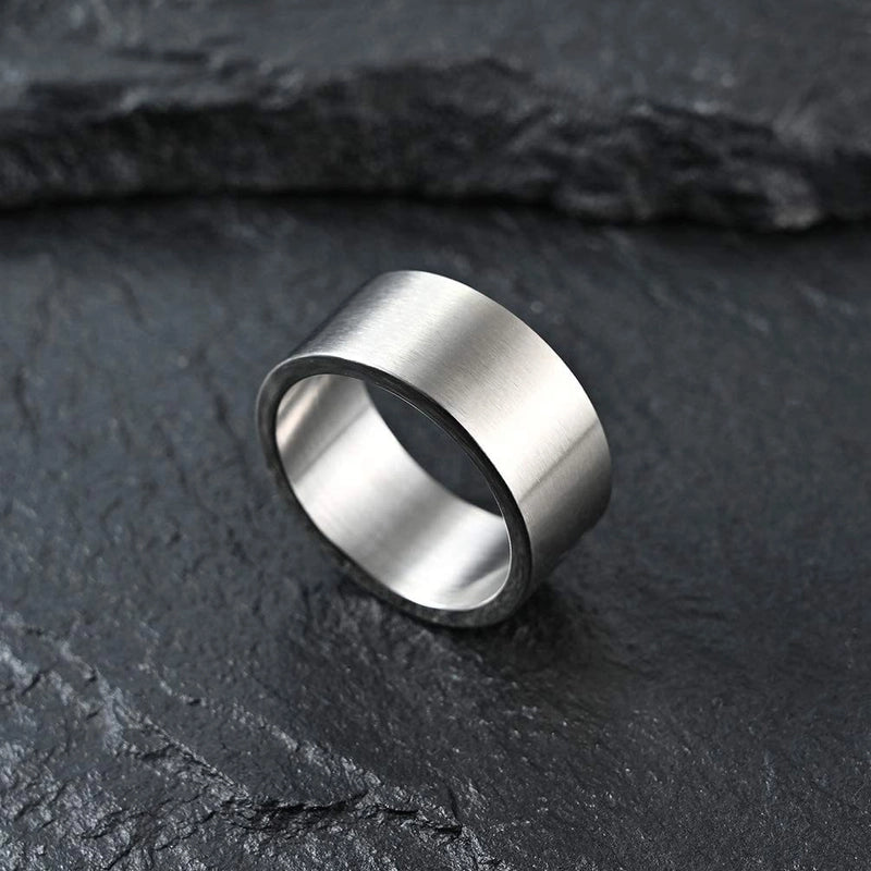Casual Vintage Style Rock Geometric Titanium Steel Plating Unisex Rings