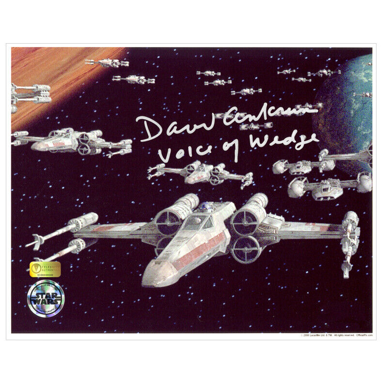 David Ankrum Autographed Star Wars A New Hope X-Wing Fleet 8x10 Photo Poster painting