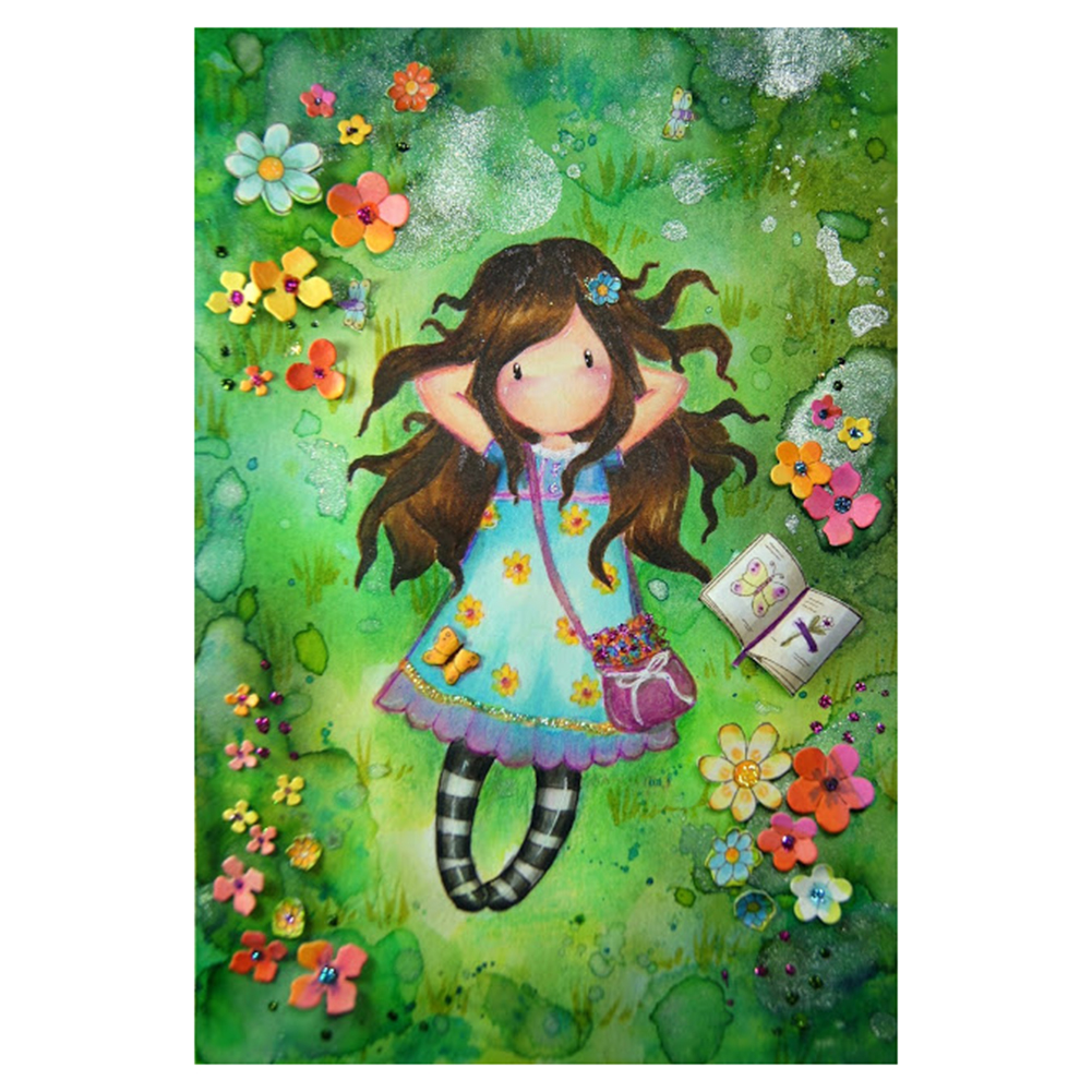 

Goliath Doll - 11CT Stamped Cross Stitch - 30*40CM, 501 Original