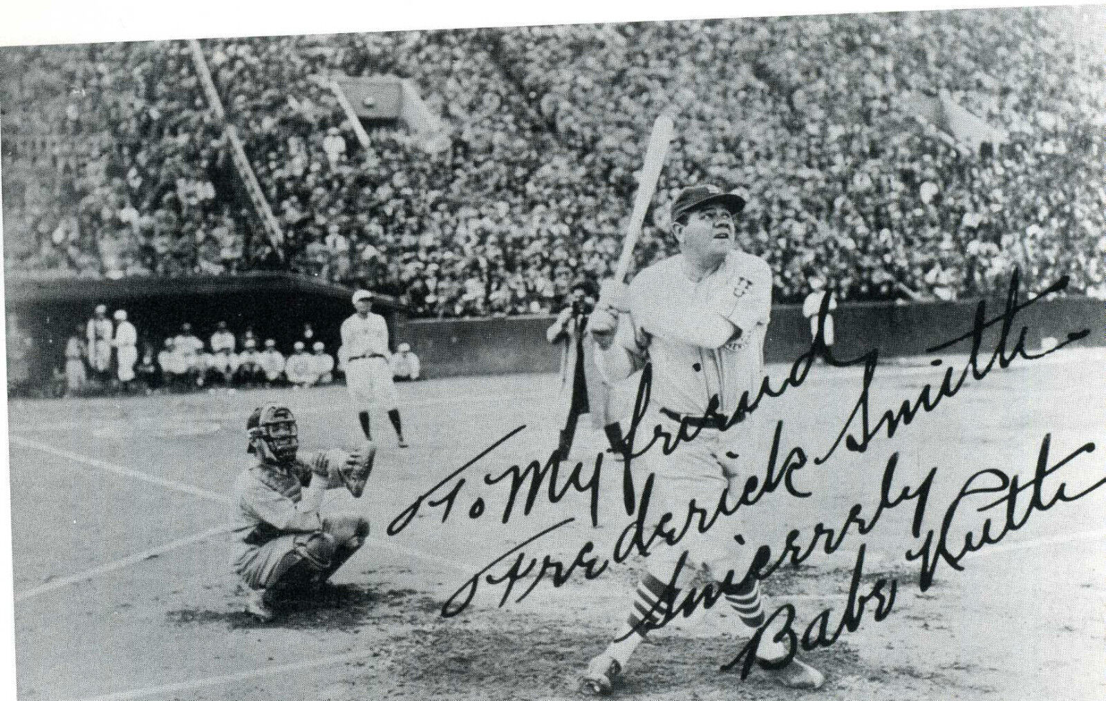 BABE RUTH Autographed Photo Poster paintinggraph - American Baseball Legend - Preprint