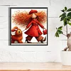 Girl & Dog-Full Square Diamond Painting(35x35cm)