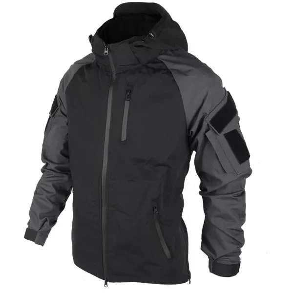 Mens Outdoor Windproof Wear-resistant Color Matching Jacket