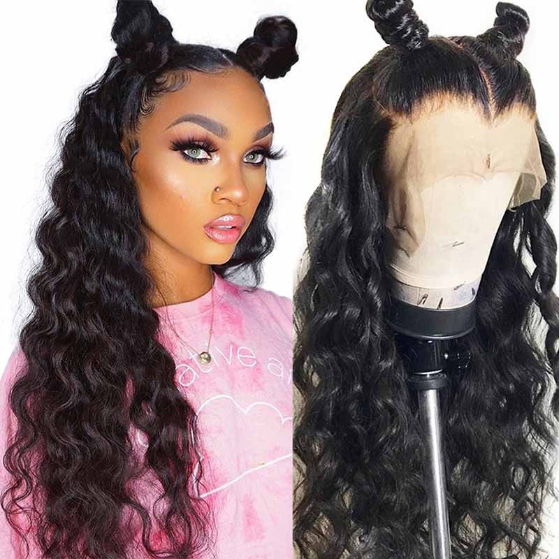 Brazilian Loose Wave Lace Front Human Hair Wigs 13x4 Lace Frontal Wig