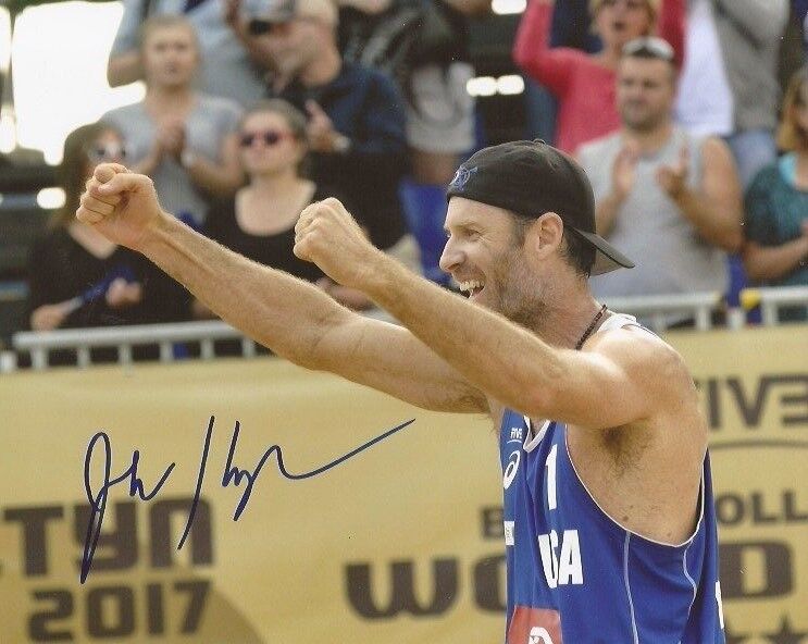 John Hyden AVP Beach Volleyball signed 8x10 Photo Poster painting Team USA autographed