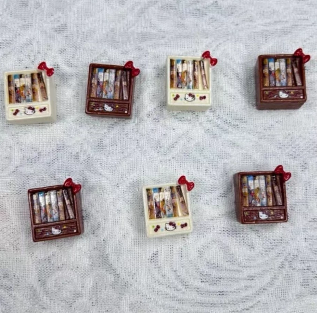 Mini HK Bookshelf Resin Charm