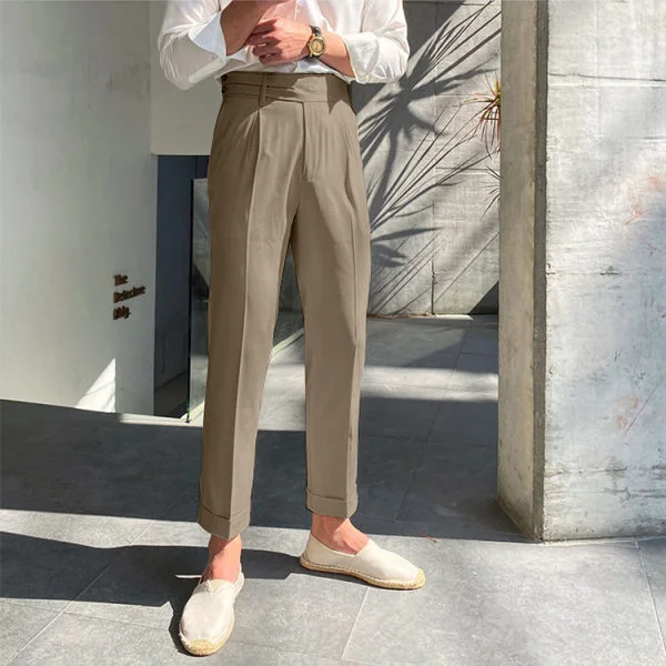 Gentleman comfortable vintage trousers