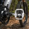 Mountain Bike Pedals For CXWXC CX-159 Bike Removable Anti-Skid Nails 2In1 Clipless Flat Pedal 9/16In 3 Bearings Bicycle Pedals Bicycle Accessories