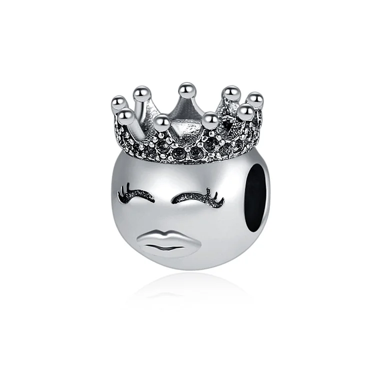 Crown Smiley Charm Bracelet Accessories