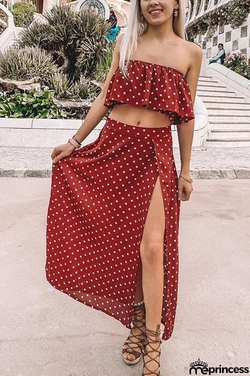 Polka Dots Skirts Set