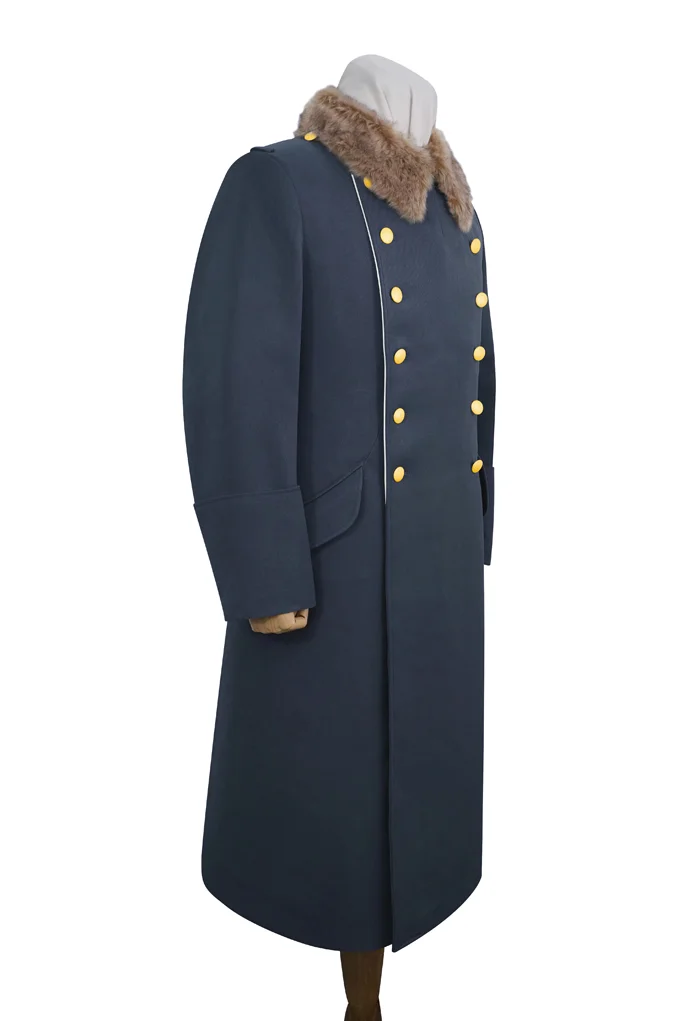   Luftwaffe German General Fur Collar Gabardine Greatcoat German-Uniform