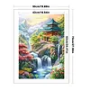 Summer Town-11CT Stamped Cross Stitch 50*70cm/19.69*27.56in(Big Size) tapestrymarket