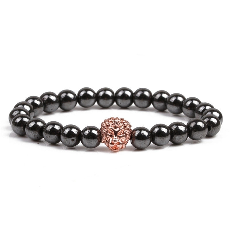 Fashion Multicolor Crown Skull Beaded Inlay Zircon Halloween Unisex Bracelets