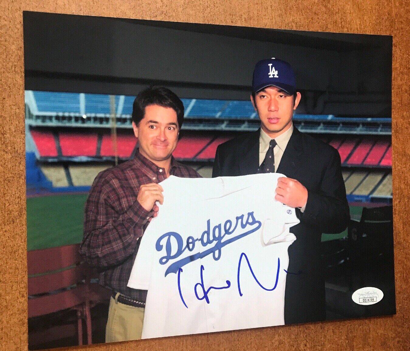 HIDEO NOMO JSA COA Autograph 8x10 Photo Poster painting Hand Signed Authentic