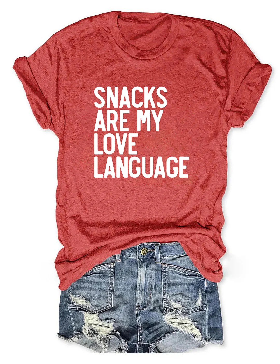Snacks Are My Love Language T-shirt