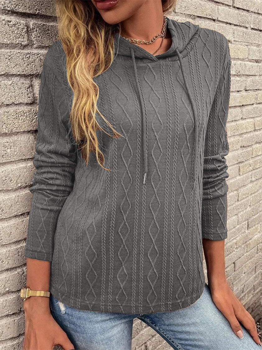 Women Long Sleeve V-neck Graphic Floral Printed Top
