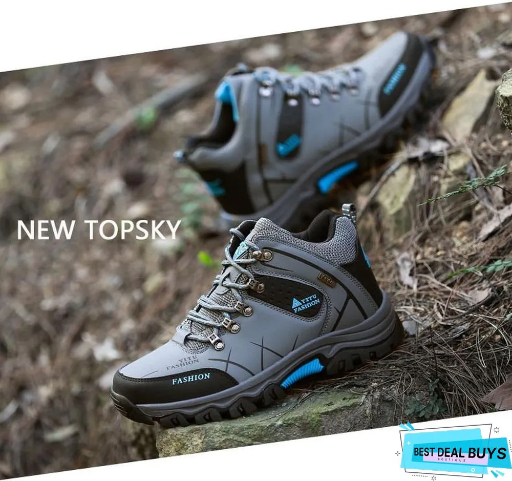 Men Winter Snow Boots Super Warm Men's Boots Waterproof Sneakers Outdoor Male Hiking Boots Work Shoes
