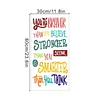 Colorful Inspiration Quote Wall Sticker Home Studio Kids Room Decor