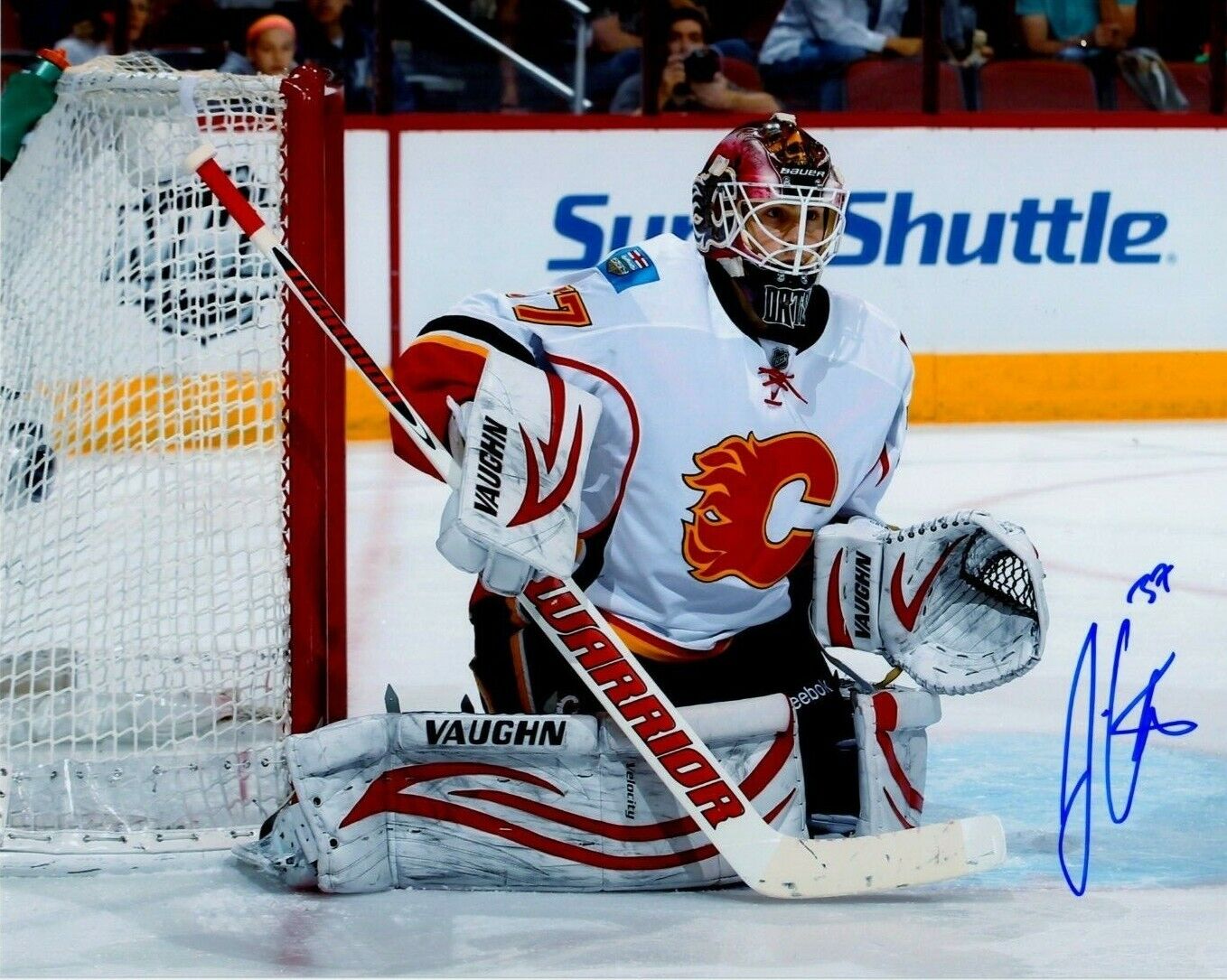 JONI ORTIO autographed SIGNED CALGARY FLAMES 8X10 Photo Poster painting #2