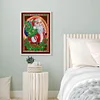 >SALE<Santa Claus Diamond Painting Partial Special Shaped Drill for Room Decor (PA153)