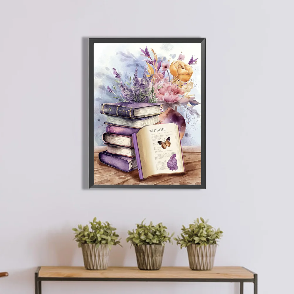 Diamond Painting - Full Round Drill - Lavender(30*40cm)