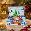 1Pcs Diamond Painting Christmas Sleigh Theme Greeting Card Set with Envelopes