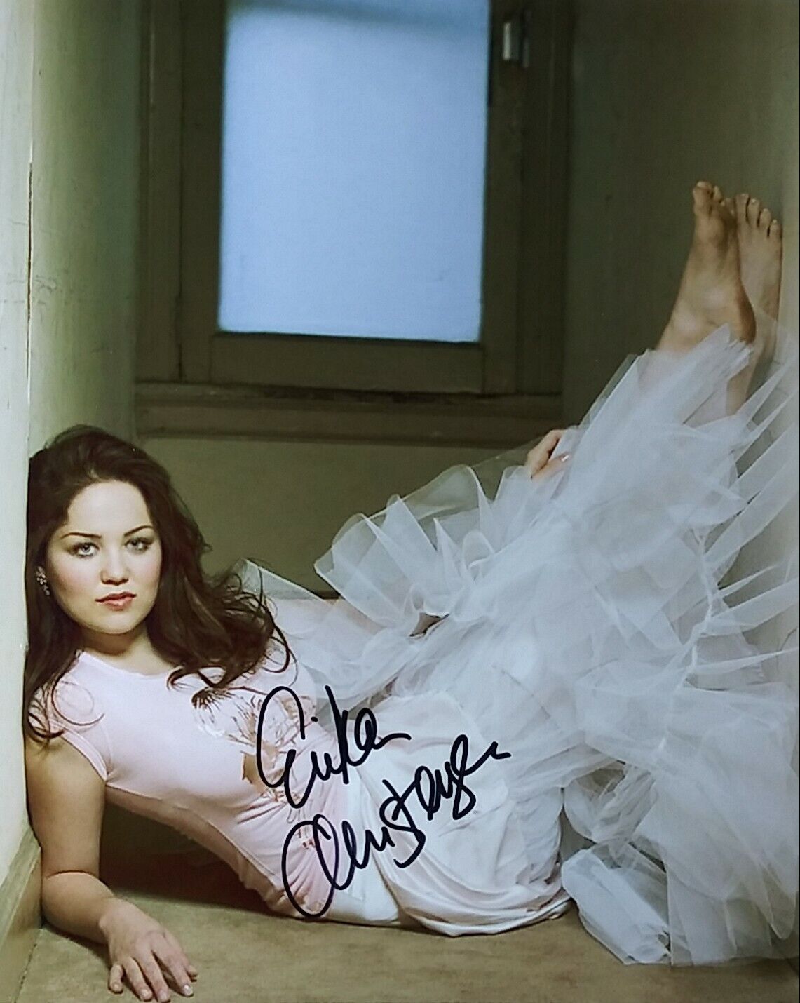 Erika Christensen signed 8 x 10