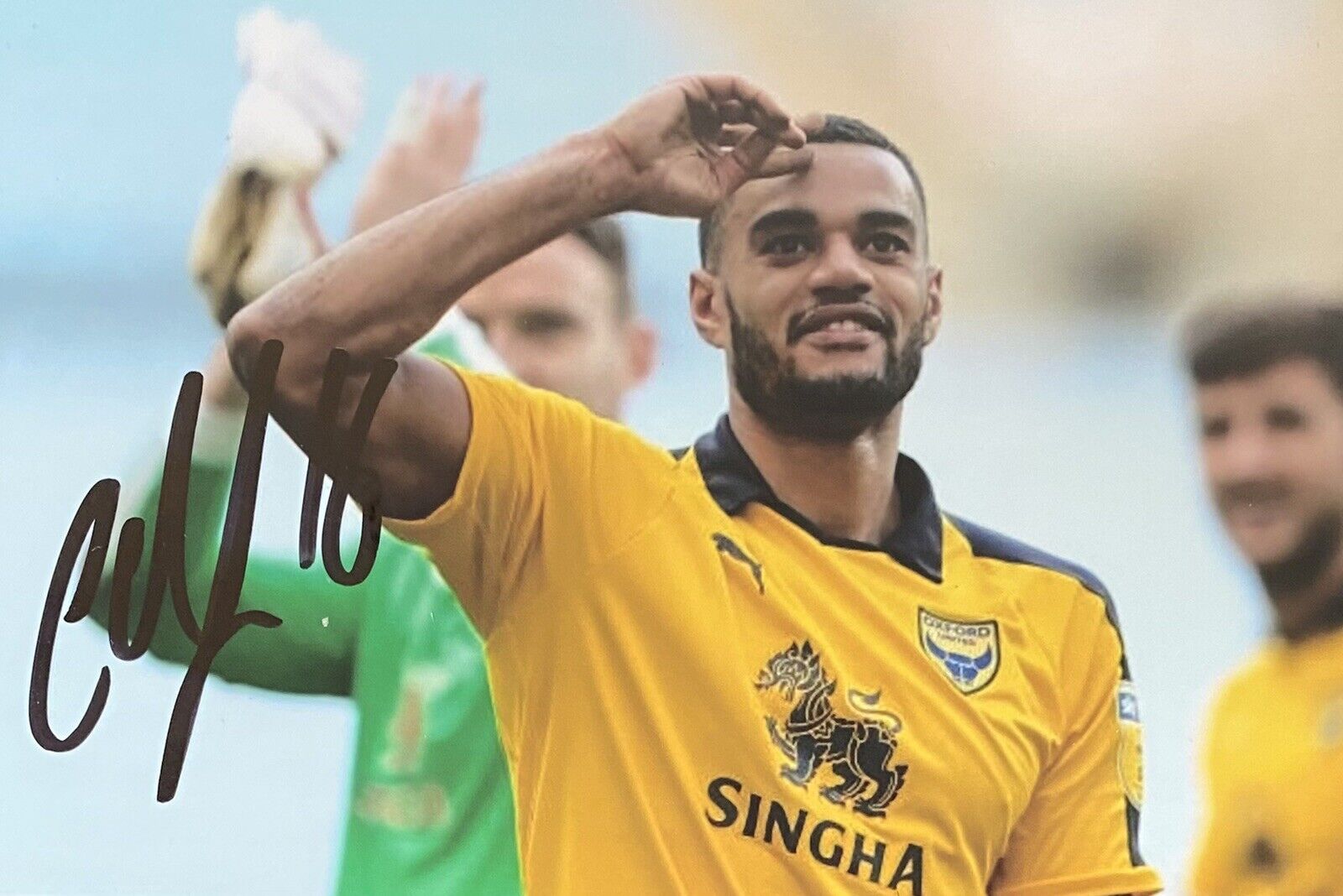 Curtis Nelson Genuine Hand Signed Oxford United 6X4 Photo Poster painting