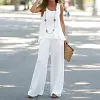 Women's Printed Vest Pants Two Piece Suit