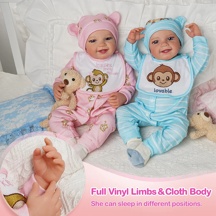 Real Baby Dolls for Girls Babeside Leen 20'' Newborn Reborn Doll