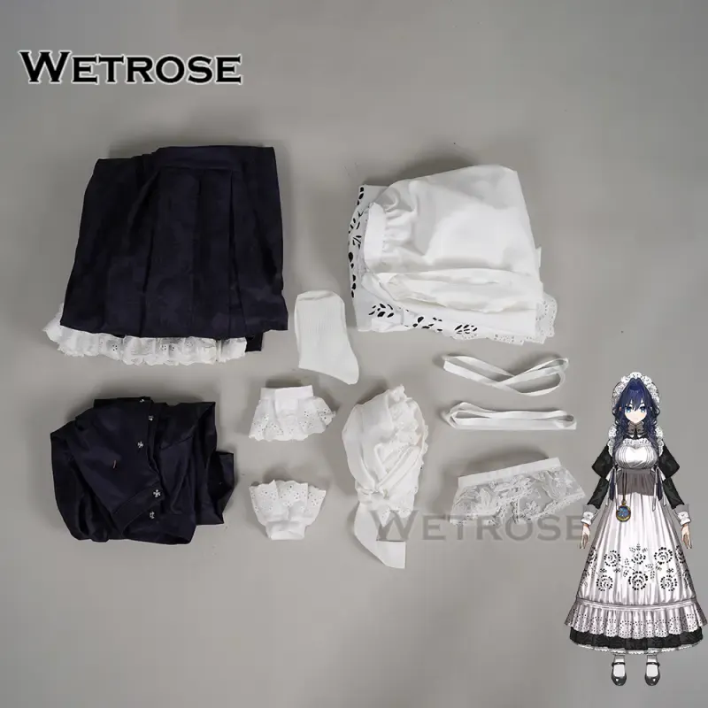 [Wetrose] Pre-Order Ouro Kronii Maid Outfit Hololive EN Vtuber Cosplay Costume