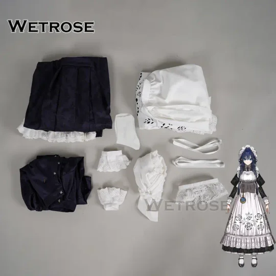 Wetrose] In Stock Ouro Kronii Maid Outfit Hololive EN Vtuber