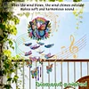 DIY Diamond Painting Double Sided 3D Wind Chime Pendant Hanging Kit