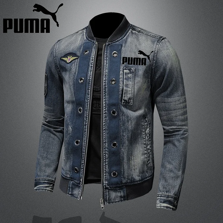 PUMA®2024 Nowa kurtka jeansowa