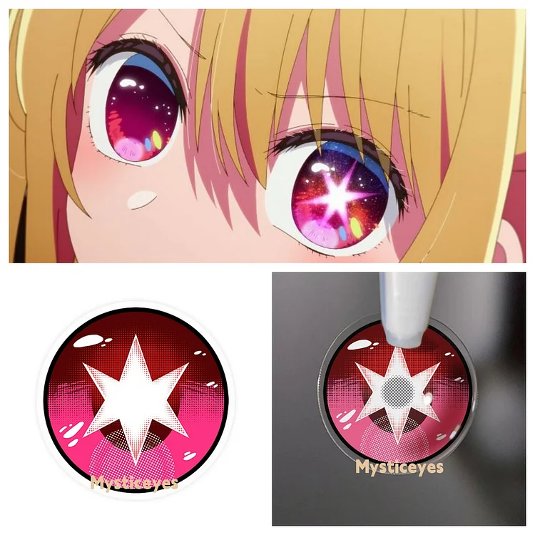 NEW】Oshi No Ko Ai Hoshino Costume Cosplay Contacts