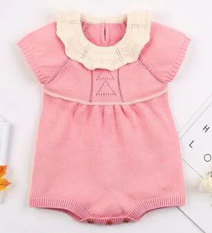 Baby Romper Jumpsuit Autumn Sweater Baby Knitted Sweater Jumpsuit Children Warm Clothing Fashion Jumpsuit
