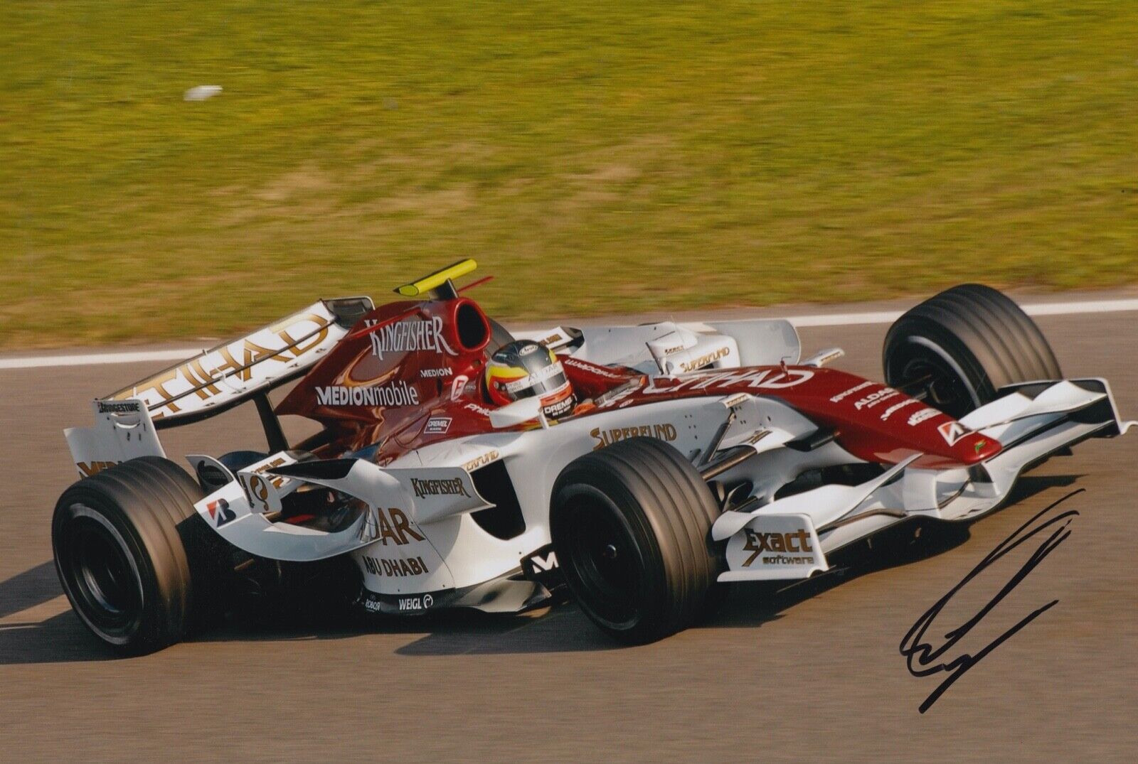 Giedo van der Garde Hand Signed 12x8 Photo Poster painting - Formula 1 Autograph - F1 2.