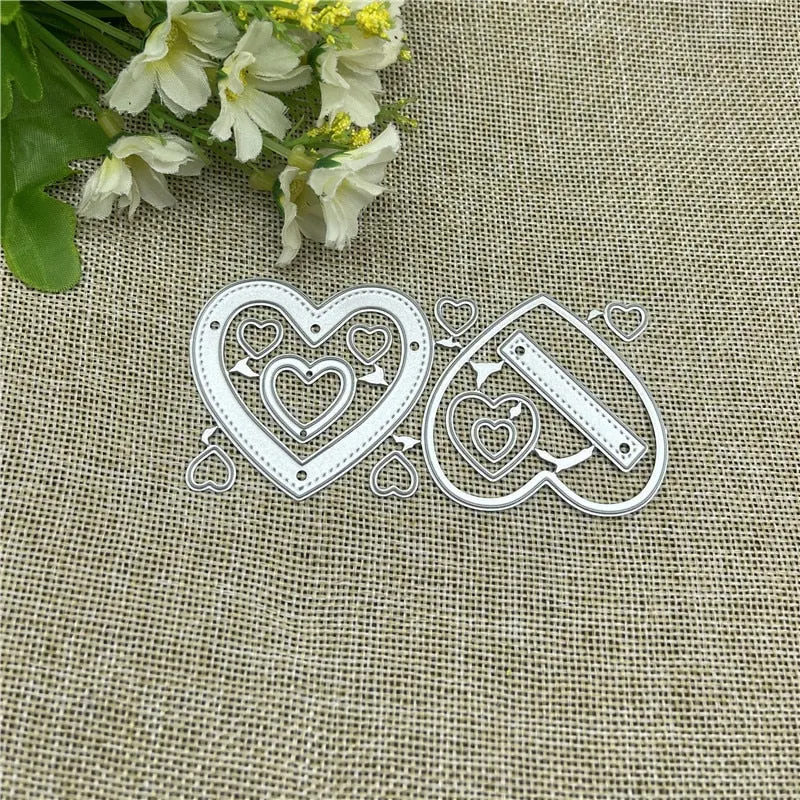 love album Shaker Metal Cutting Dies Stencil Scrapbooking Photo Album Card Paper Embossing Craft DIY
