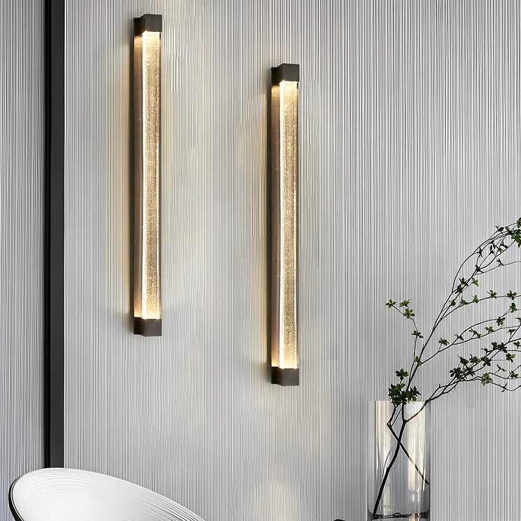 Minimalist Strip Crystal LED Postmodern Wall Lamp Wall Sconce Lighting - Appledas