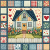 Cross Stitch - 11CT Full Stamped - House(50*50cm)、[Everydayedeals]