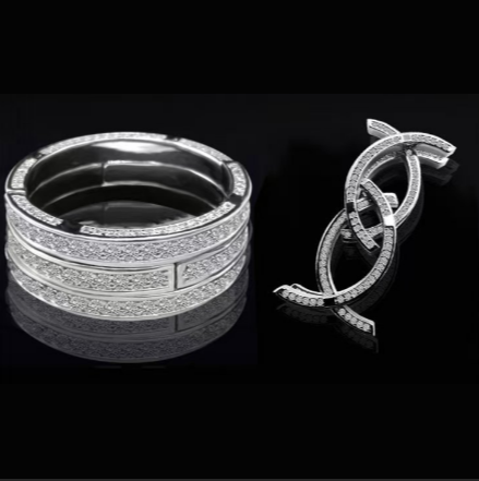 Deformation ring kissing fish ring  necklace charm ring one high-grade men and women's style universal ring