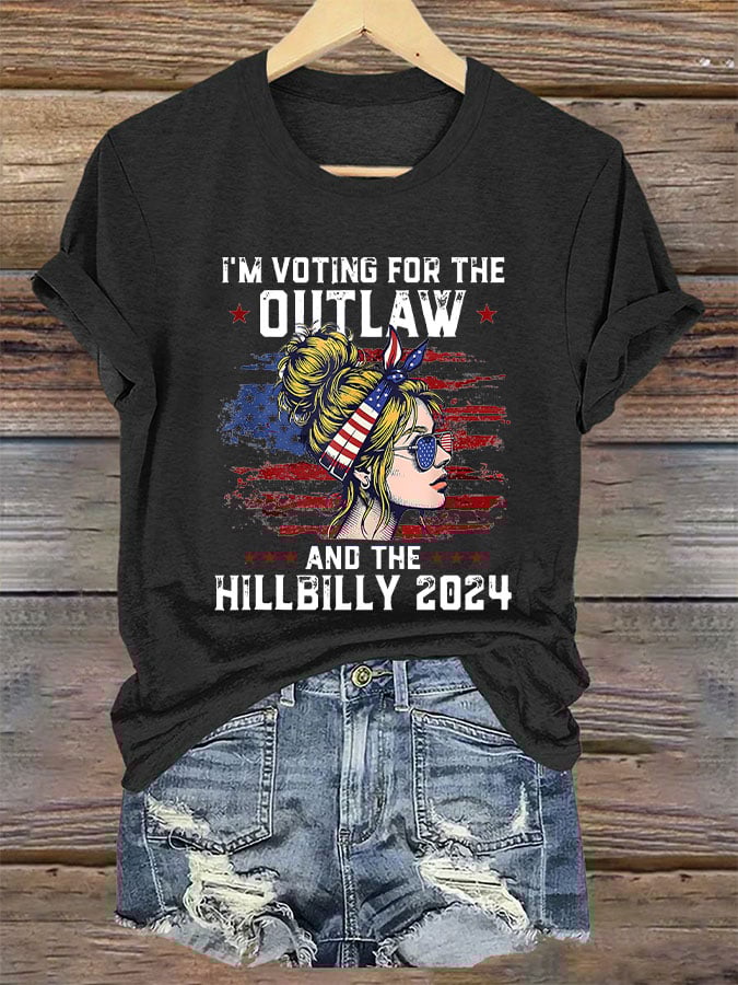 Women's The Outlaw and The Hillbilly Print T-Shirt