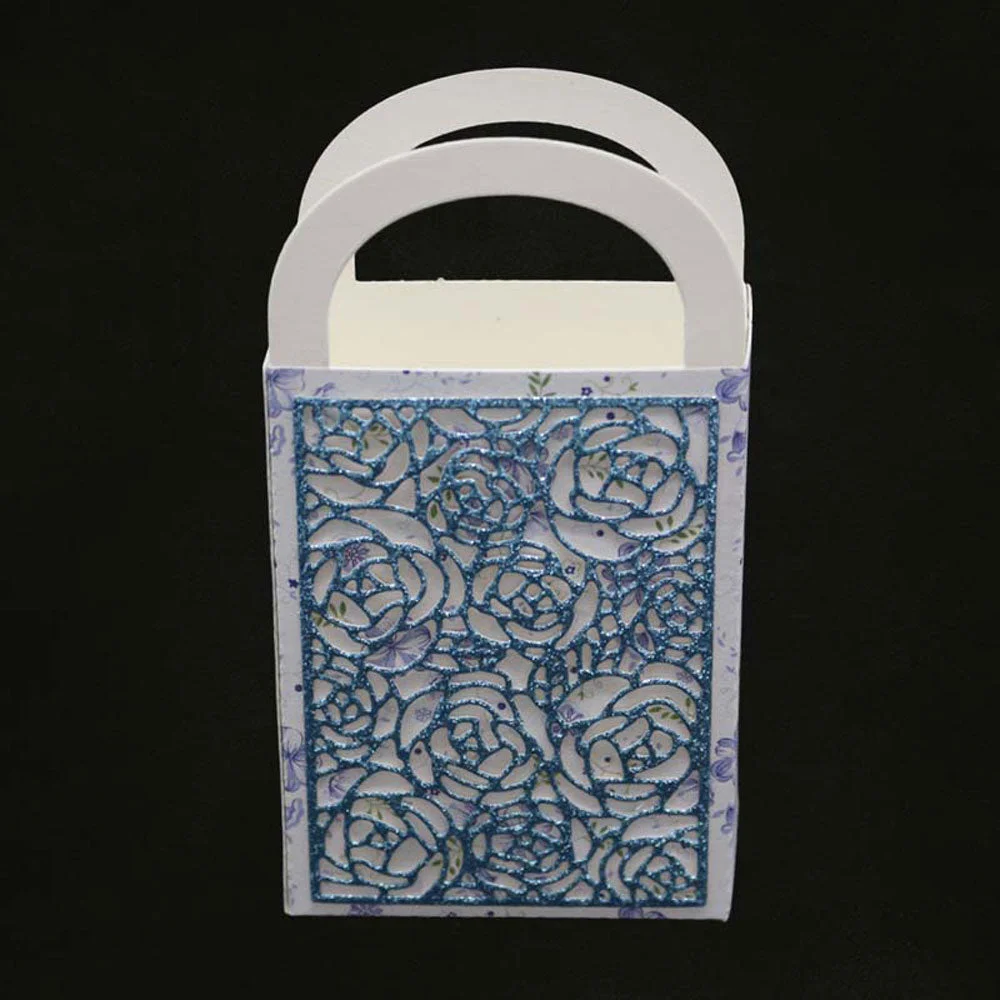 Box Metal Cutting Dies Flowers Stencils For DIY Scrapbooking Album Paper Card Craft Making Embossing Birthday Stamps and Dies