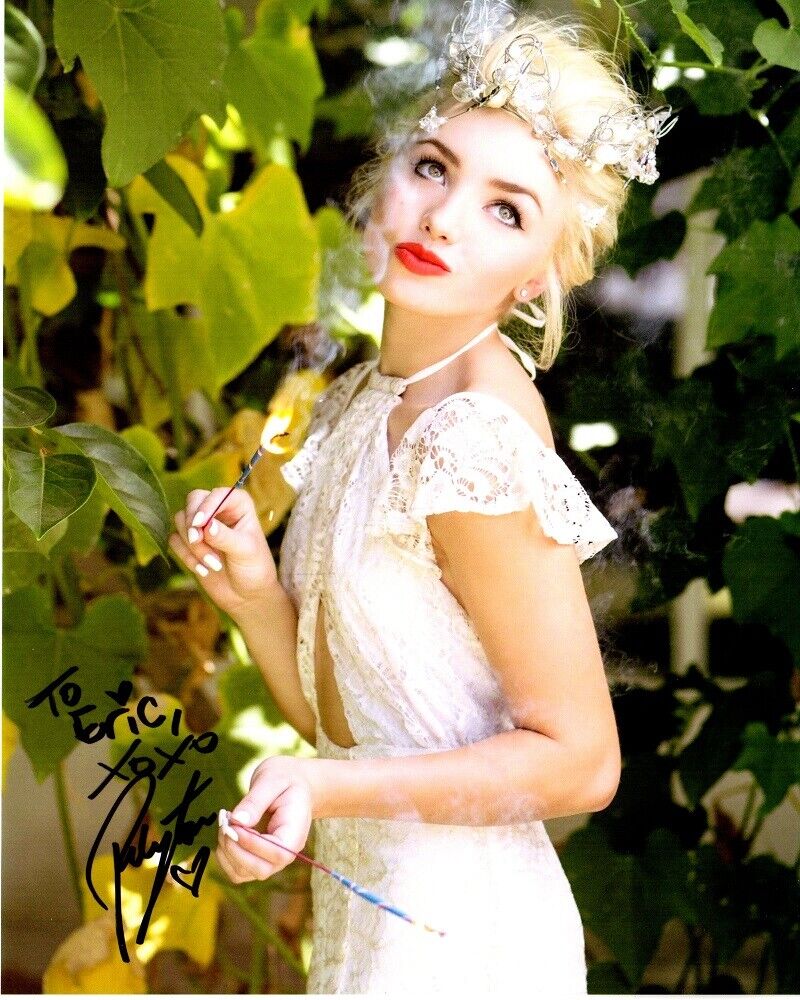 TO ERIC - Peyton List Signed Autographed Jessie - Bunk'd Actress 8x10 Photo Poster painting